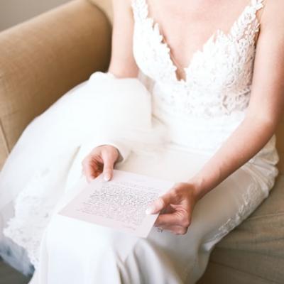 Prepare wedding vows