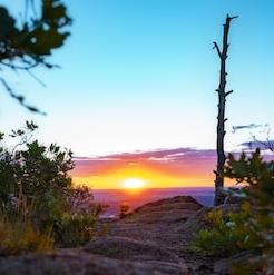 Witness a spectacular sunrise