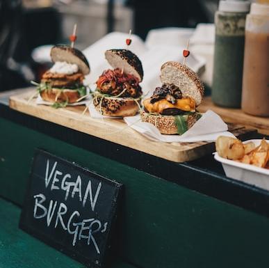 Eat a vegan burger