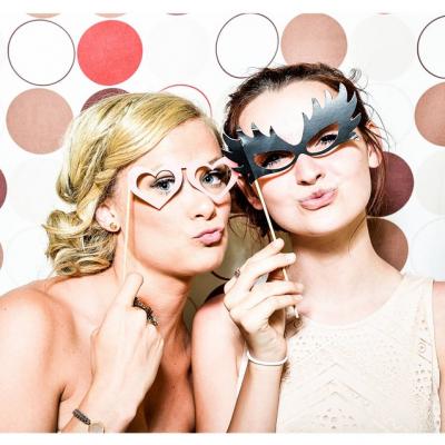 Take pictures in a photo booth