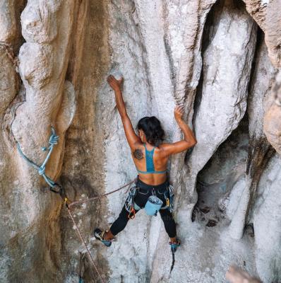 Climb a vertical rock-face