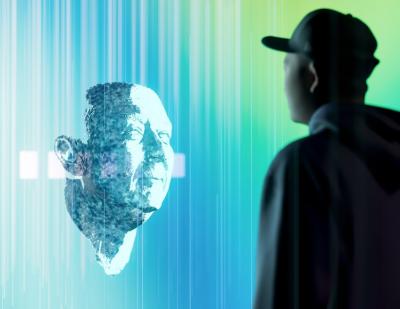 Hold a conversation with an AI