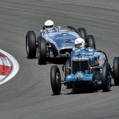 Watch vintage car racing