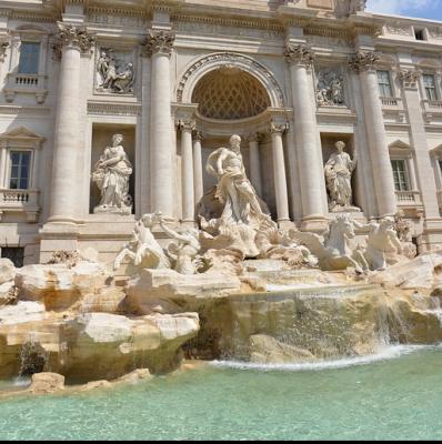 Throw a Coin over my Shoulder and Make a Wish in the Trevi Fountain