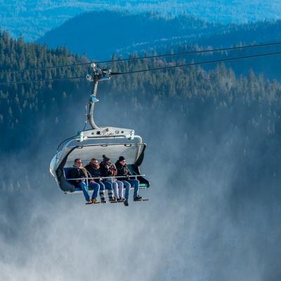Ride on a chairlift