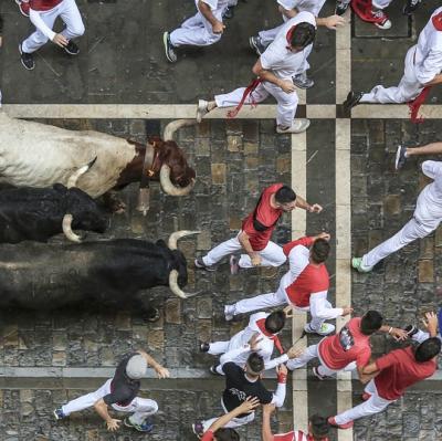 Participate in the Running of the Bulls