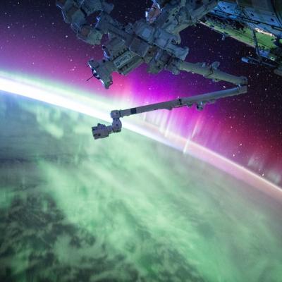 See the Aurora Borealis from space