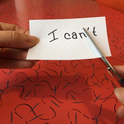 Stop telling myself I can't