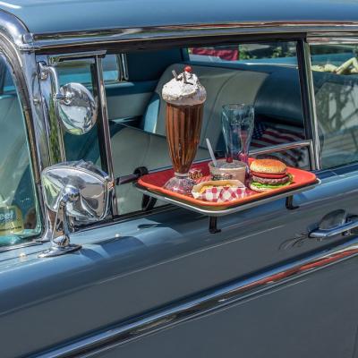 Eat at a drive in diner