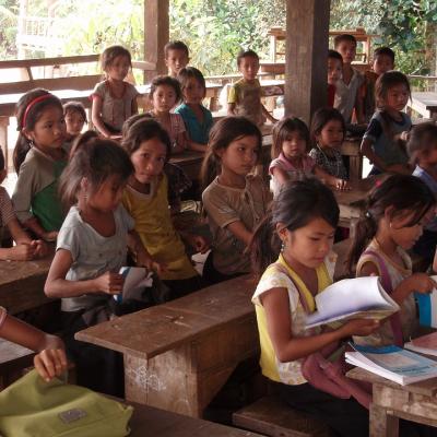 Volunteer in an overseas school