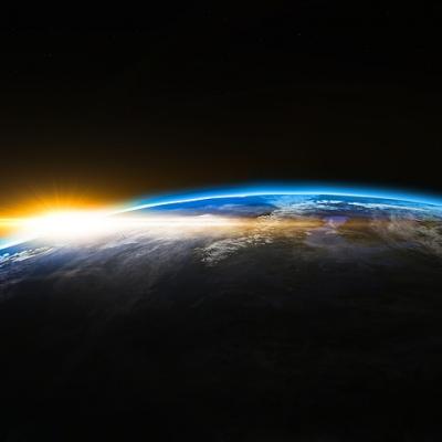 Witness a sunrise from above the Earth