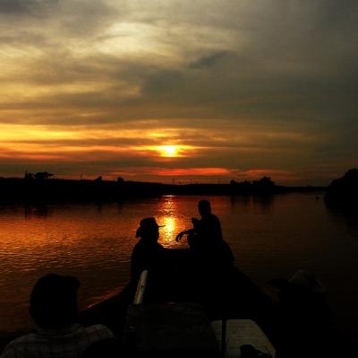 Canoe along the Amazon