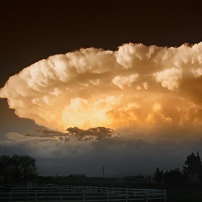 Witness a supercell cloud formation