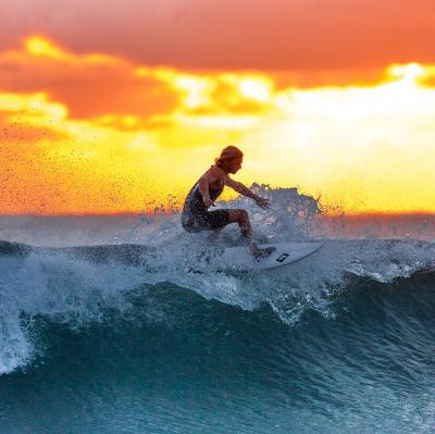 Surf in the Indian Ocean