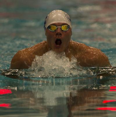 Swim daily for a month