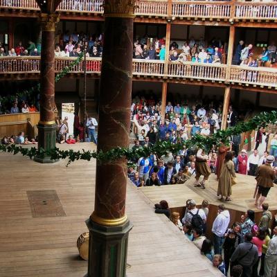See a Shakespeare play at the Globe Theatre