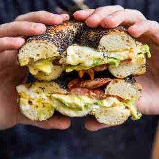 Eat a bagel in New York