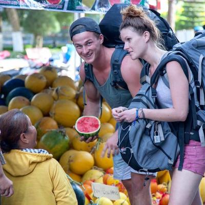 Backpack through Asia