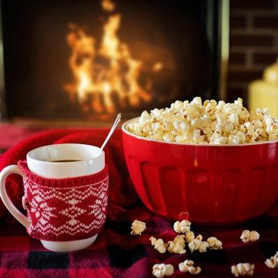 Have a popcorn and movie night by myself