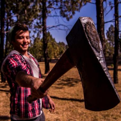 Wield an axe