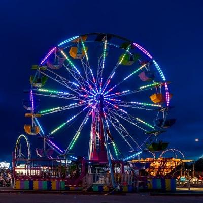 Be kissed on top of a Ferris wheel