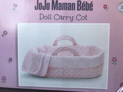 JoJo Maman Bebe doll carry cot
