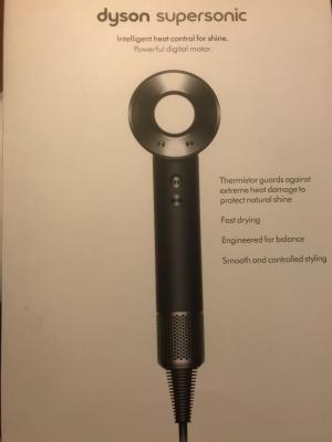 Dyson Supersonic 3 Speed Hair Dryer 1600w - Black & Nickel (no Storage Hanger) C